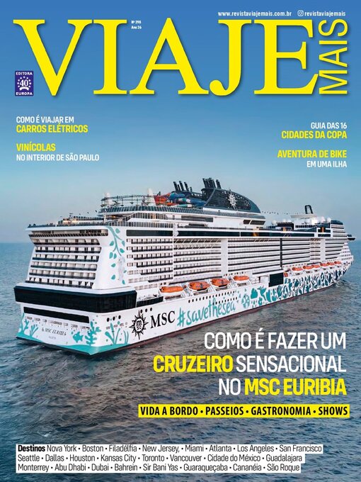 Title details for Revista Viaje Mais by Editora Europa LTDA - Available